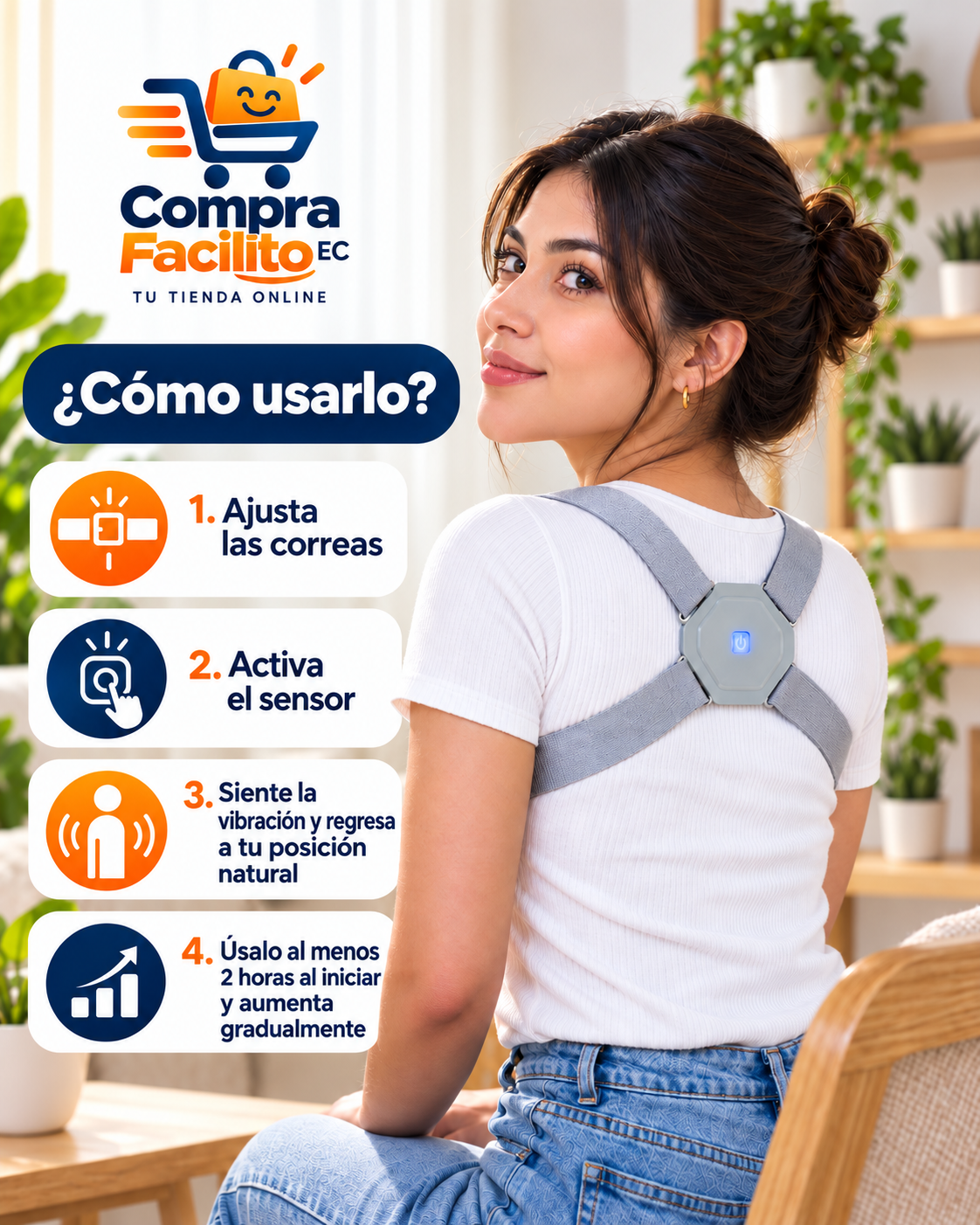 Siéntate Bien — Recordatorio Inteligente con Vibración y Pantalla LCD