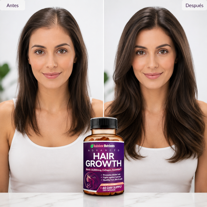 Hair Growth Pro — Suplemento para un Cabello Grueso y Sano