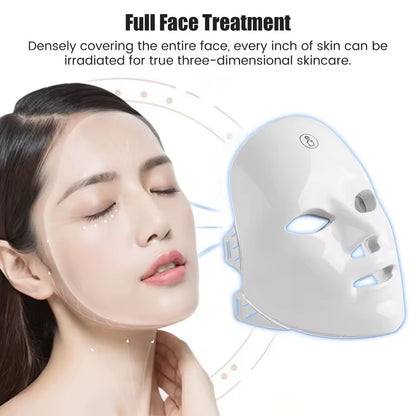 GlowMask Pro™ — Mascarilla LED Facial 7 Colores