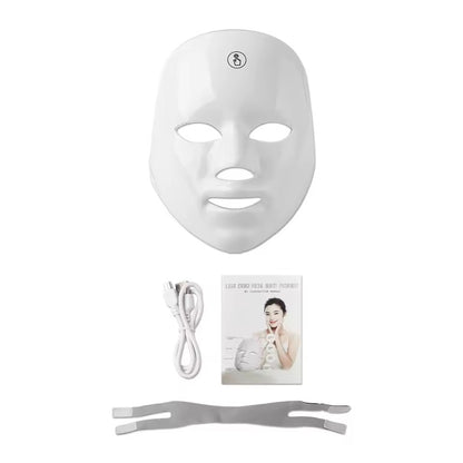 GlowMask Pro™ — Mascarilla LED Facial 7 Colores
