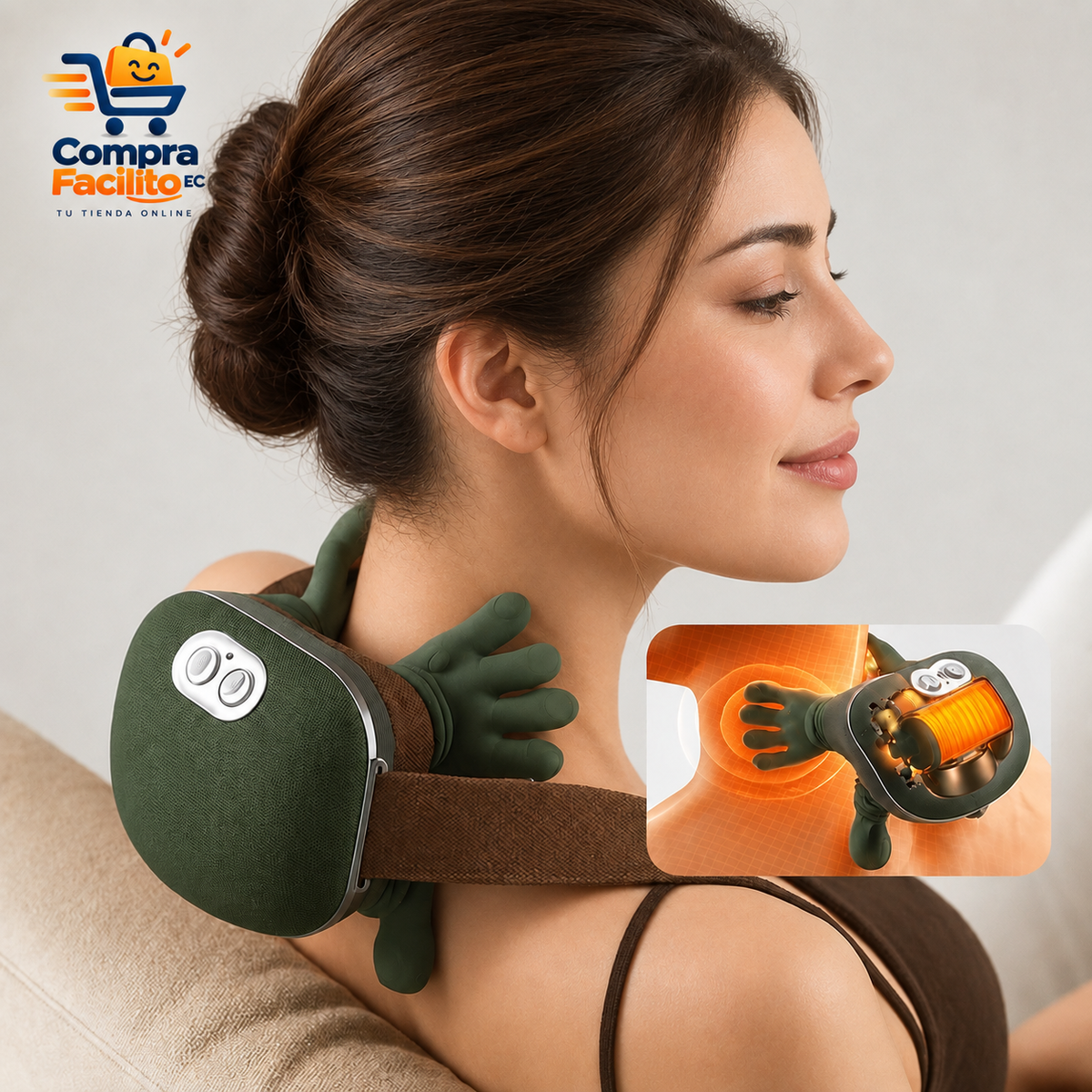 Masajeador Cervical Inteligente con Calor